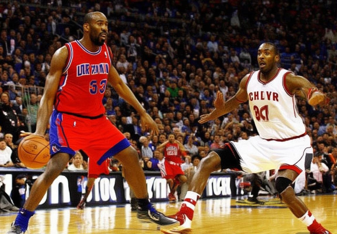 2004年NBA经典对决：勒布朗VS姚麦激情战记(图1)